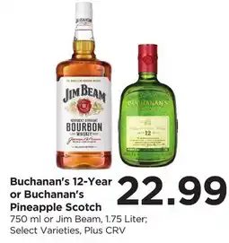 Food 4 Less Buchanan's 12-Year or Buchanan's Pineapple Scotch offer