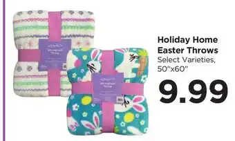 Food 4 Less Holiday Home Easter Throws offer