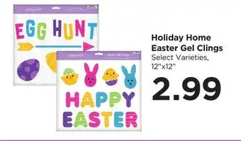 Food 4 Less Holiday Home Easter Gel Clings offer