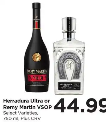 Food 4 Less Herradura Ultra or Remy Martin VSOP offer