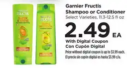 Food 4 Less Garnier Fructis Shampoo or Conditioner offer