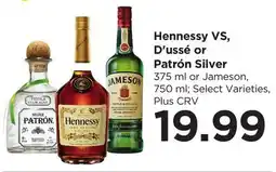 Food 4 Less Hennessy VS, D'ussé or Patrón Silver offer