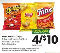 Ralphs Lay's Potato Chips offer