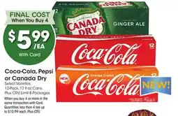 Ralphs Coca-Cola, Pepsi or Canada Dry offer