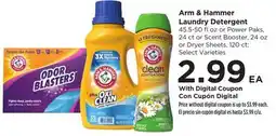 Food 4 Less Arm & Hammer Laundry Detergent offer