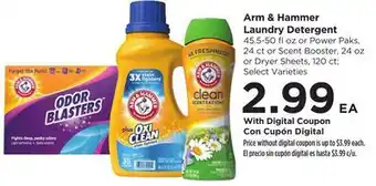 Food 4 Less Arm & Hammer Laundry Detergent offer