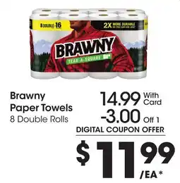 Ralphs Brawny Paper Towels offer