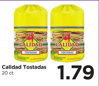 Food 4 Less Calidad Tostadas offer