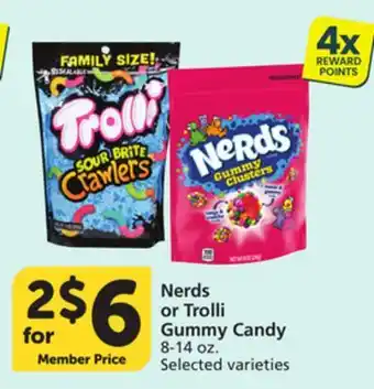 Albertsons Nerds or Trolli Gummy Candy offer