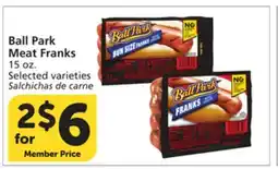 Albertsons Ball Park Meat Franks offer