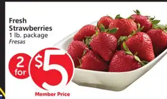 Albertsons Fresh Strawberries offer