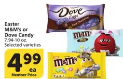 Albertsons Easter M&M's or Dove Candy offer