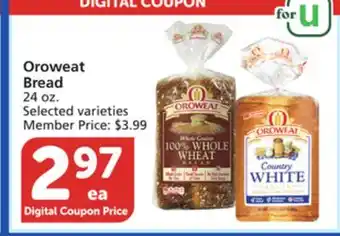 Albertsons Oroweat Bread offer