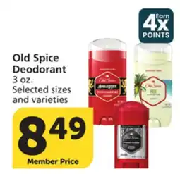 Albertsons Old Spice Deodorant offer