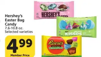 Albertsons Hershey's Easter Bag Candy offer