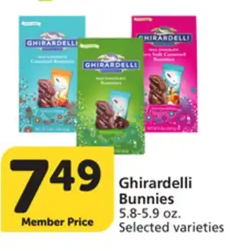 Albertsons Ghirardelli Bunnies offer