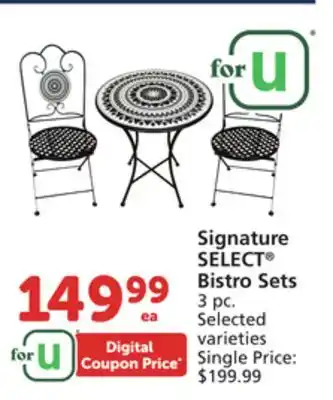 Albertsons Signature SELECT Bistro Sets offer