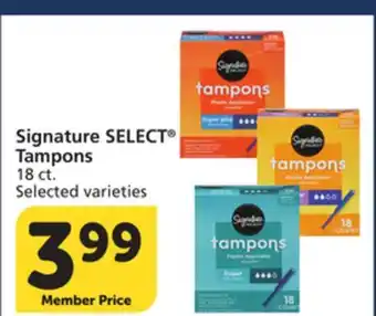 Albertsons Signature SELECT Tampons offer