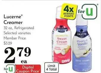 Pavilions Lucerne Creamer offer