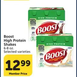 Albertsons Boost High Protein Shakes offer