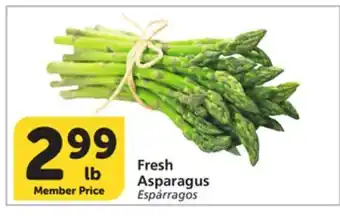 Albertsons Fresh Asparagus offer