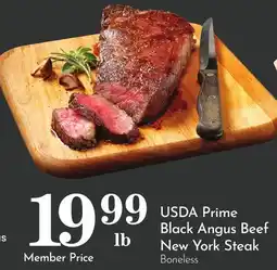 Pavilions USDA Prime Black Angus Beef New York Steak offer