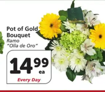 Albertsons Pot of Gold Bouquet offer