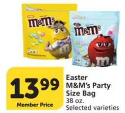 Albertsons Easter M&M's Party Size Bag offer