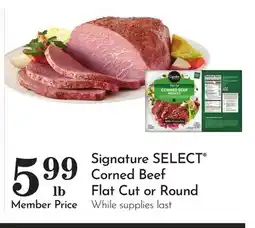 Pavilions Signature SELECT Corned Beef offer