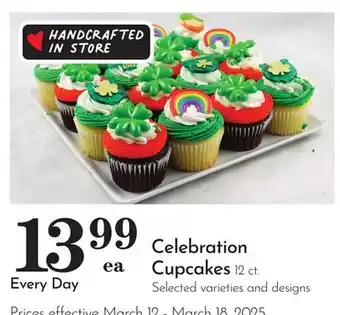 Pavilions Celebration Cupcakes offer