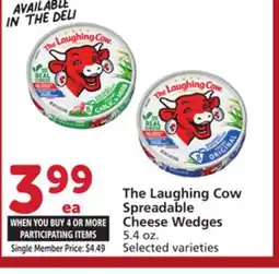 Albertsons The Laughing Cow Spreadable Cheese Wedges offer