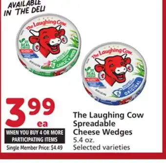 Albertsons The Laughing Cow Spreadable Cheese Wedges offer