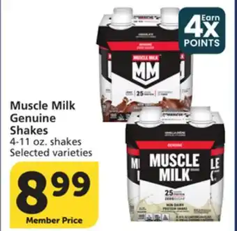 Albertsons Muscle Milk Genuine Shakes offer