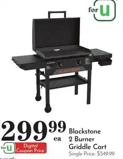 Pavilions Blackstone 2 Burner Griddle Cart offer