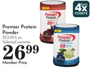 Pavilions Premier Protein Powder offer