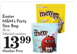 Pavilions Easter M&M's Party Size Bag offer