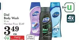 Pavilions Dial Body Wash offer