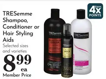 Pavilions TRESemme Shampoo, Conditioner or Hair Styling Aids offer