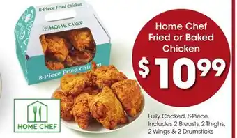 Ralphs Home Chef Fried or Baked Chicken offer