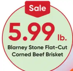 Stater Bros Blarney Stone Flat-Cut Corned Beef Brisket offer