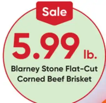 Stater Bros Blarney Stone Flat-Cut Corned Beef Brisket offer