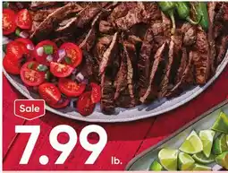 Stater Bros Beef Loin Flap Meat for Carne Asada offer