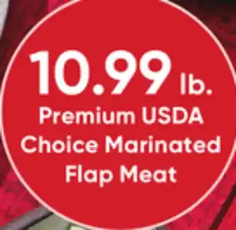 Stater Bros Premium USDA Choice Marinated Flap Meat offer