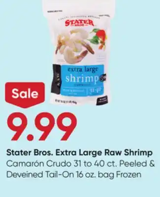 Stater Bros Stater Bros. Extra Large Raw Shrimp offer