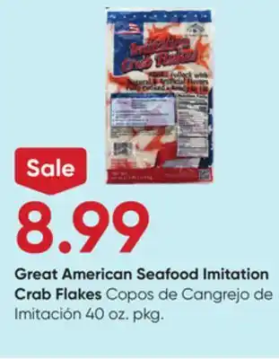 Stater Bros Great American Seafood Imitation Crab Flakes offer