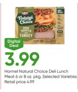 Stater Bros Hormel Natural Choice Deli Lunch Meat offer