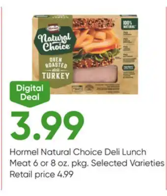 Stater Bros Hormel Natural Choice Deli Lunch Meat offer