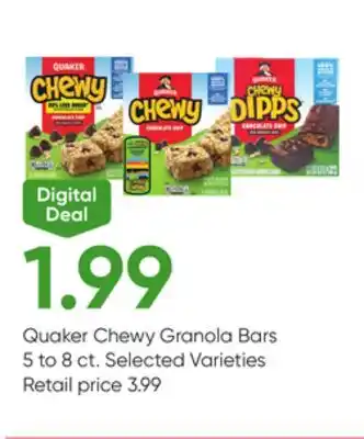 Stater Bros Quaker Chewy Granola Bars offer