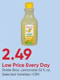 Stater Bros Stater Bros. Lemonade offer