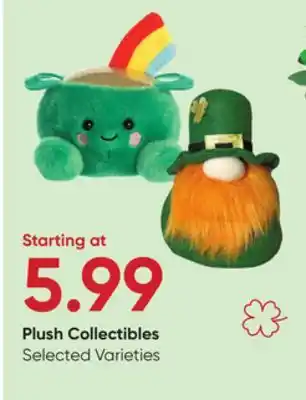 Stater Bros Plush Collectibles offer